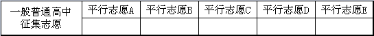 一般普通高中安排两次次征集志愿